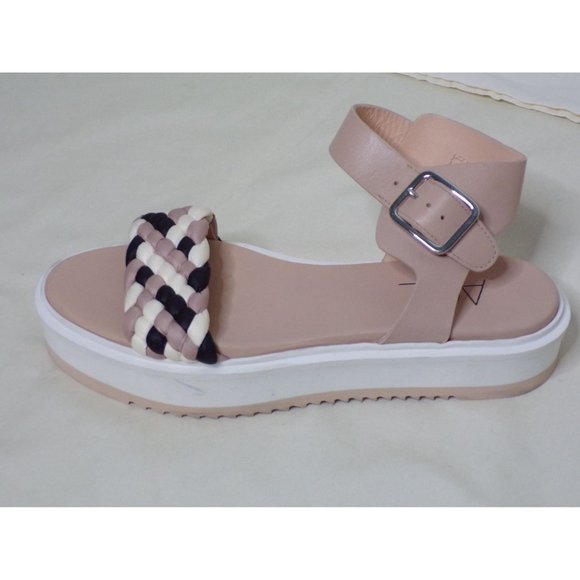 🆕 AGL Attilio Giusti Leombruni Mirea Braided Platform Sandal Leather 8 - Picture 7 of 10